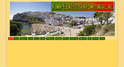 Desktop Screenshot of koopeenhuisinportugal.nl